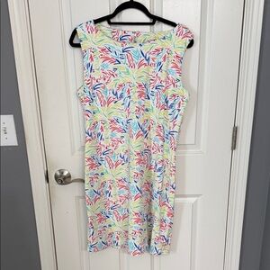 Lulu-B Tropical Print Midi Dress
